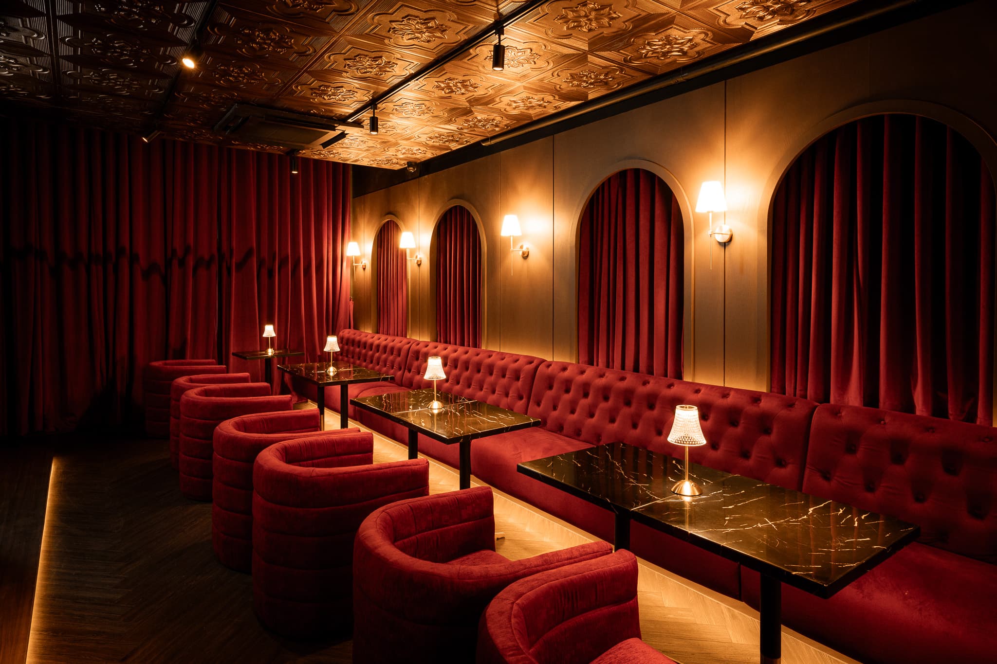 Moonshine bar interior